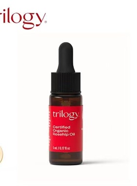 萃乐活trillogy玫瑰果精华油修护抗皱保湿面部精油5ml小样