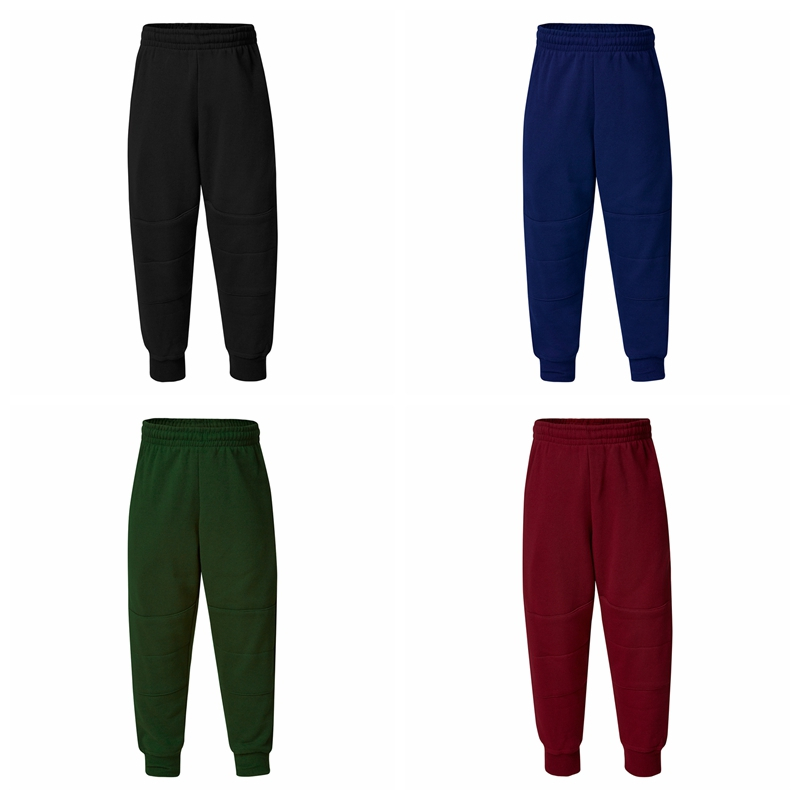 8C2 澳洲LWR儿童拉绒拼接卫裤 秋冬4-16岁男女童松紧腰束脚裤