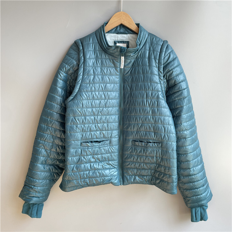 男女童秋冬两用可拆马甲棉袄拉链