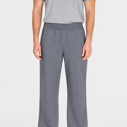 7C2 韩单男士棉毛圈休闲卫裤直筒裤秋冬男装纯色松紧腰加厚长裤