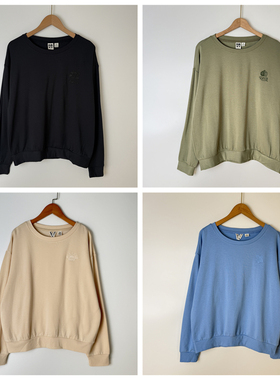 3A2 澳洲Roxy女士莫代尔抓绒圆领卫衣 秋冬女装字母刺绣套头绒衫