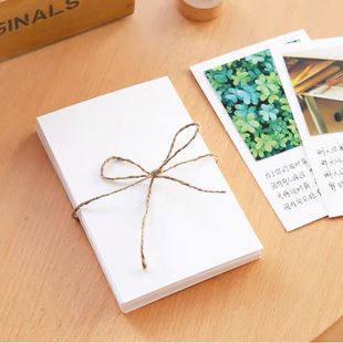 加厚硬美术学白卡春节空白明信片单词卡空白卡水彩卡纸手绘