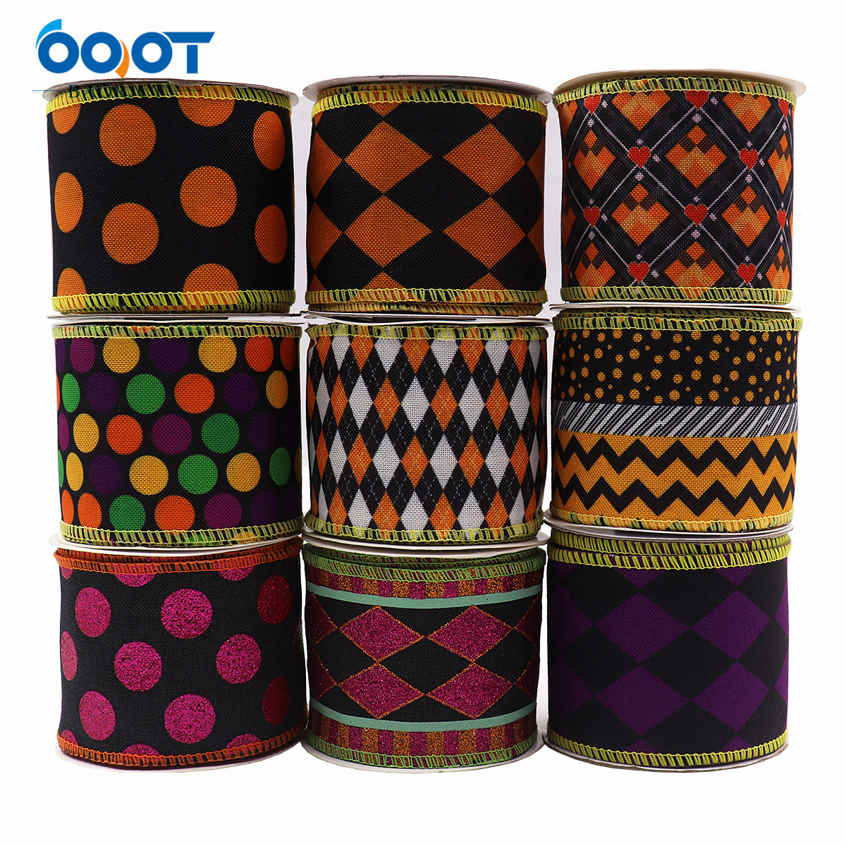 5码63mm几何丝带拷克派对织带