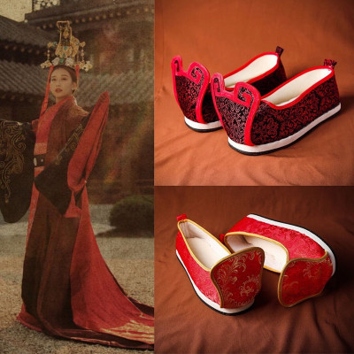 古风传统翘头履新款影视汉服鞋子