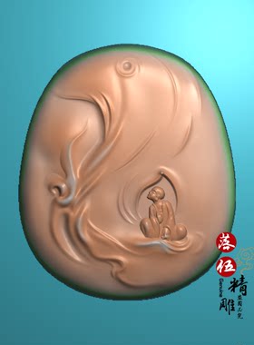 悟道佛新款12139.5.21雕图电脑机雕图包衣佛精雕图财神弥勒佛挂件