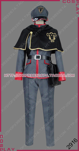 2916 cosplay服装 黑色五叶草 戈登·阿格里帕 新品