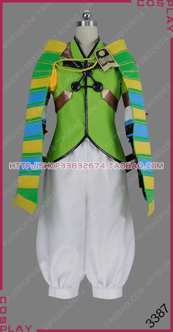 圣旗龙3387 cosplay服装 战国BASARA3 毛利元就 新品