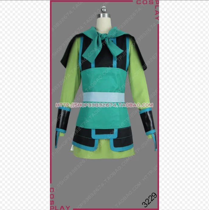 圣旗龙3229 cosplay服装 迪士尼花木兰 花木兰女士兵服图片