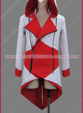 B011 cos服装 刺客信条3康纳外套夹克红白款 新品促销