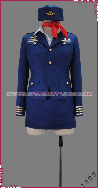 圣旗龙1493cos服装 歌王子Shining Airlines月宫林檎 机长