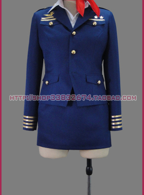 圣旗龙1493cos服装 歌王子Shining Airlines月宫林檎 机长