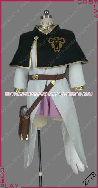 2778 cosplay服装 黑色五叶草 诺艾儿·西尔法 新品