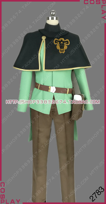 2783 cosplay服装 黑色五叶草 芬拉尔·尔拉凯斯 新品
