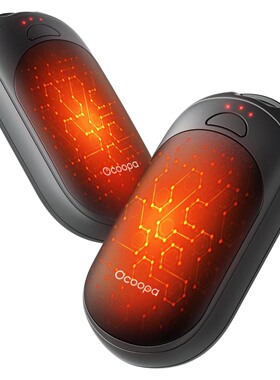 OCOOPA磁性暖手器可充电2件装,AI电动暖手器快速加热便携式女男士