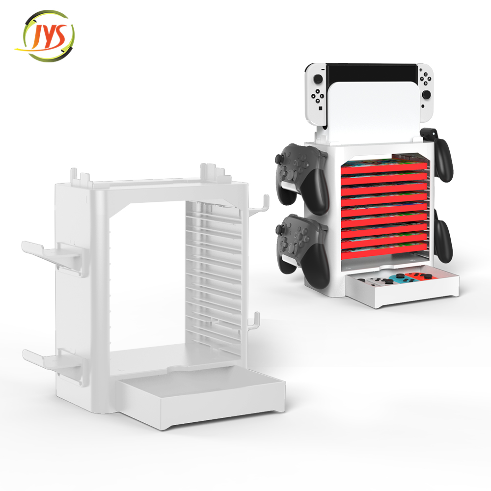 JYS switch OLED 主机碟片架 手柄挂架 switch OLED手柄支架