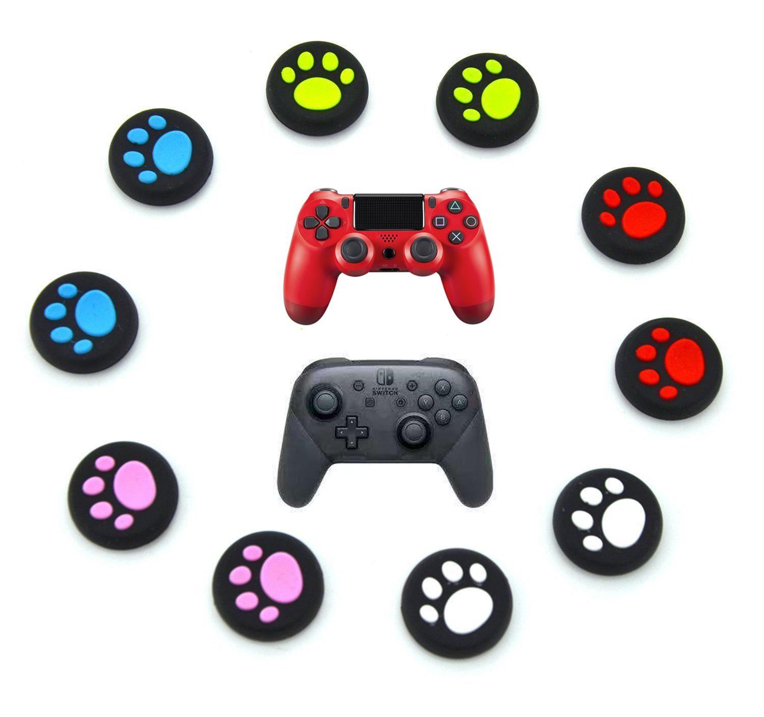 switch pro / PS4/ PS3 / XBOXONE 手柄套 猫爪摇杆帽 摇杆保护套