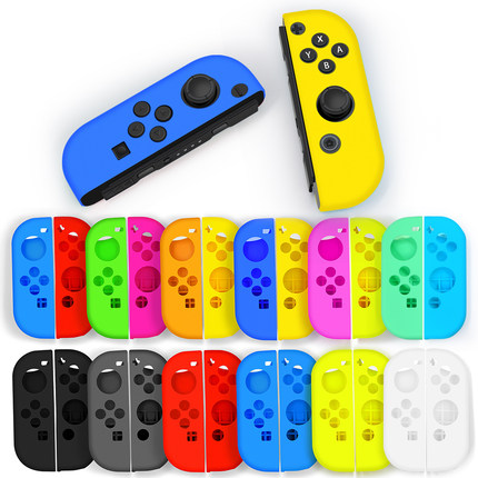 switch手柄硅胶套 炫彩多色 switch OLED 果冻套 JC手柄保护套
