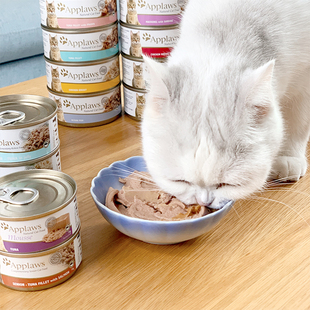 贝多芬宠物英国Applaws爱普士天然猫罐幼猫老猫70g猫罐头猫咪湿粮