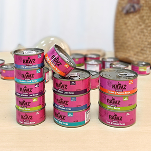 贝多芬宠物/美国RAWZ罗斯肉丝肉酱无谷肉汁主食猫罐头湿粮155g