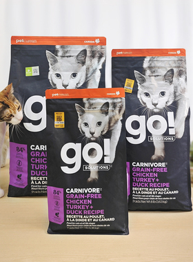 贝多芬宠物/PETCUREAN GO！九种肉鸡肉美毛低脂无谷成幼猫粮