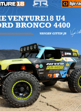 HPI venture仿真1/18 U4福特烈马4400四驱遥控电动有刷越野攀爬车
