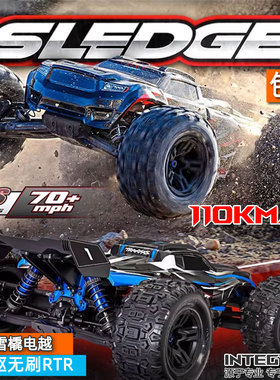 TRAXXAS雪橇1/8 Sledge 6S速度型遥控电动越野车大脚车#95096-4
