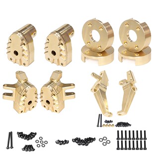 LJF 1/8 AXP8 GILAMON 2.2毒蜥攀爬车 黄铜后轴座 配重c座 转向杯