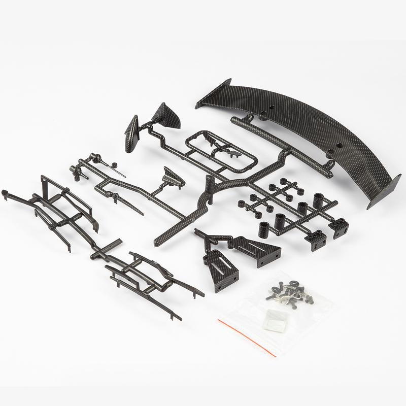 Killerbody车壳1 10房车配件车壳外部细节配件套装 碳仟纹