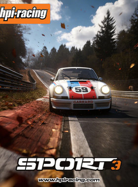 HPI SPORT 3仿真1973 Porsche Carrera保时捷遥控电动漂移车房车