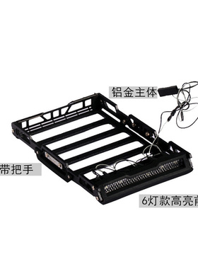 GPM 1/18 TRX4M D110 1/24 SCX24 FMS BRONCO 带灯高亮金属行李架