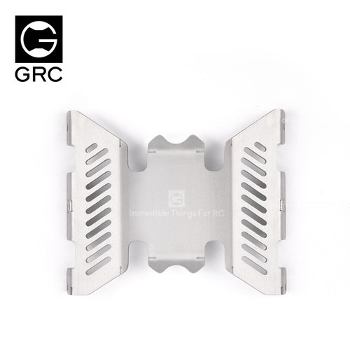 GRC SCX10 II 底盘中护板 UMG10 90046 90060 不锈钢护甲#G151C