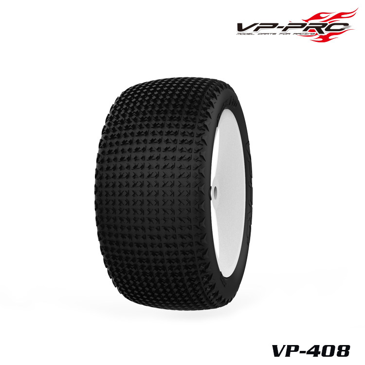 VP-PRO VP-408新款1/10电越二驱四驱后轮泥土轮胎