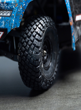 YK4072 易控模型1/7短卡DF7后直桥沙漠卡 原厂轮胎组 71072