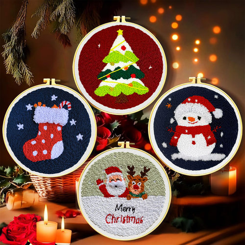 爱阁戳戳绣十字绣圣诞合集