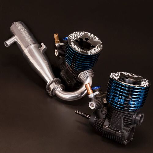O.S. SPEED B21 ADAM DRAKE EDITION4 1/8越野车引擎排气套装
