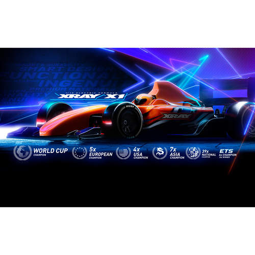 XRAY X1 2027 1/10 F1 PANCAR方程式电动遥控车架RC模型A1赛车KIT