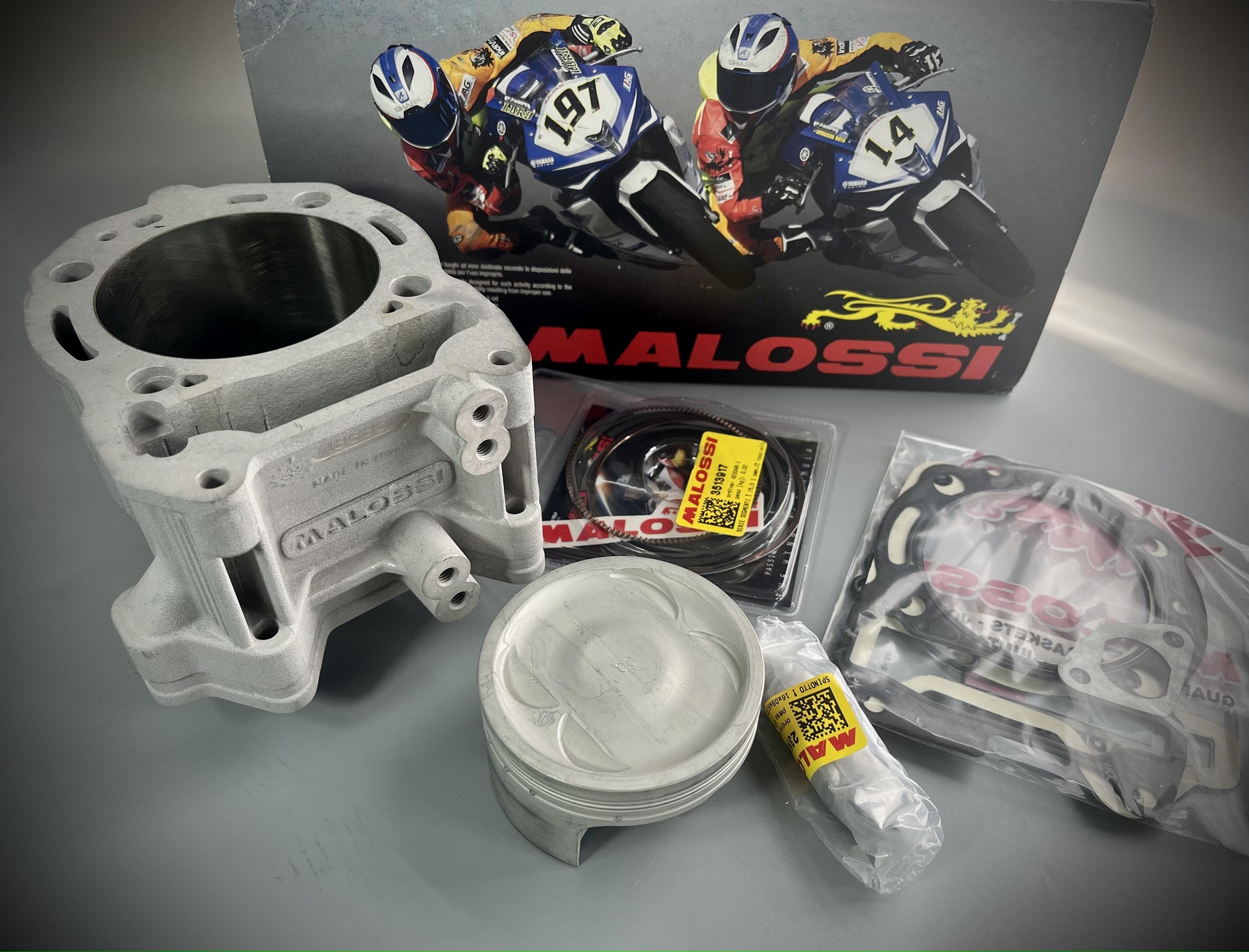 malossi 改装 282cc 中缸 气缸 VESPA300 HPE 六日 烧机油必改
