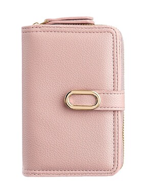 短款钱包女 pu皮革 钱包卡包二合一