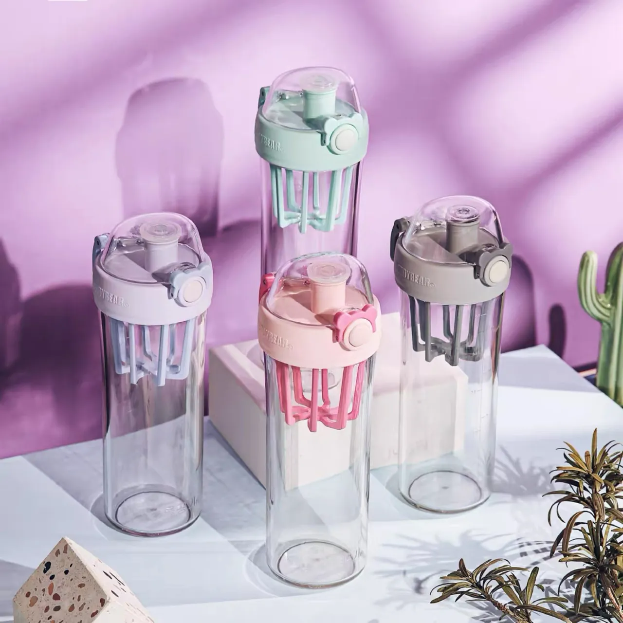 杯具熊夏季运动摇摇杯