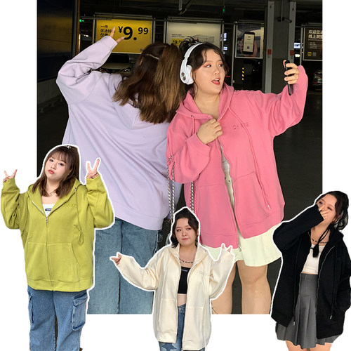 宽松甜美学院风多色卫衣