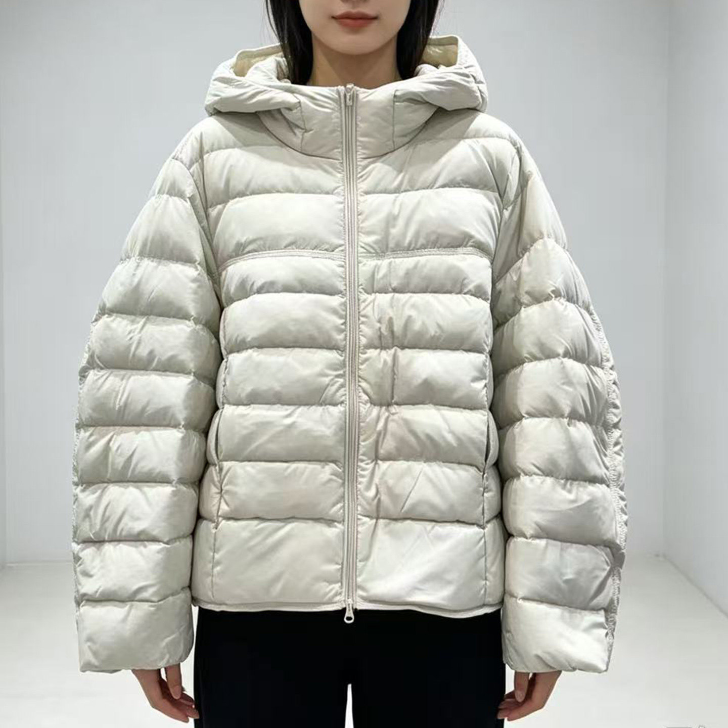 文艺休闲连帽羽绒服女冬新款时尚宽松百搭外套