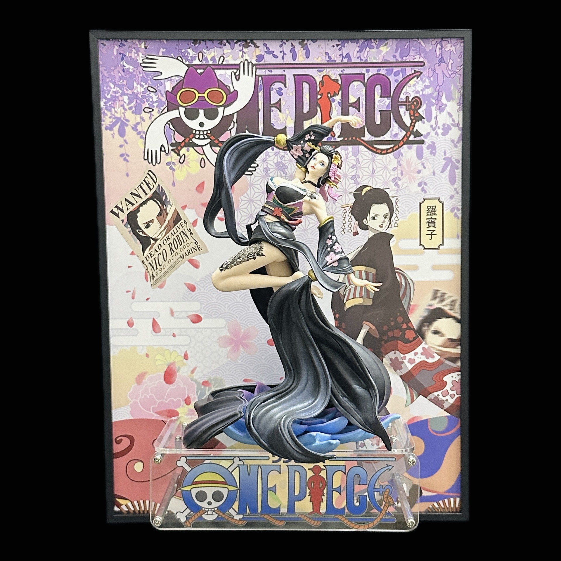 海贼王歌姬罗宾立体画3D模型模玩潮玩礼物摆件动漫男生圣诞礼物