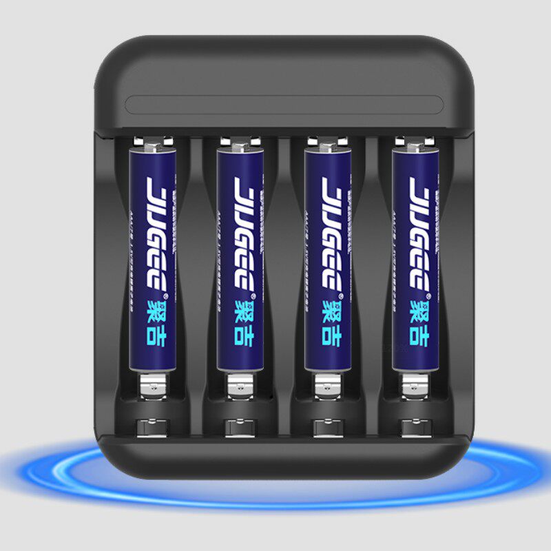 聚吉7号可充电锂电池aaa七号1000mwh玩具血压计遥控器鼠标键盘用