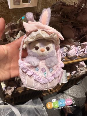 上海迪士尼国内代购25春日系列玲娜贝儿露露花篮钥匙圈挂件礼物