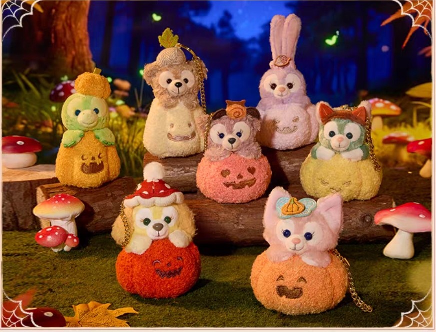 国内代购2025上海迪士尼万圣节系列可琦安玲娜贝儿挂件钥匙扣圈