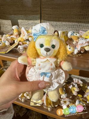 上海迪士尼国内代购玲娜贝儿可琦安饼饼可爱毛绒公仔钥匙扣挂件