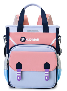 小学生手提补习袋书包单肩双肩背包三用儿童补课作业包定制印字