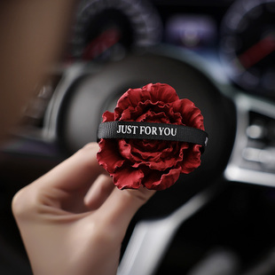 暗香蝶影汽车出风口香薰车载扩香石香氛创意车用香水车上装饰用品