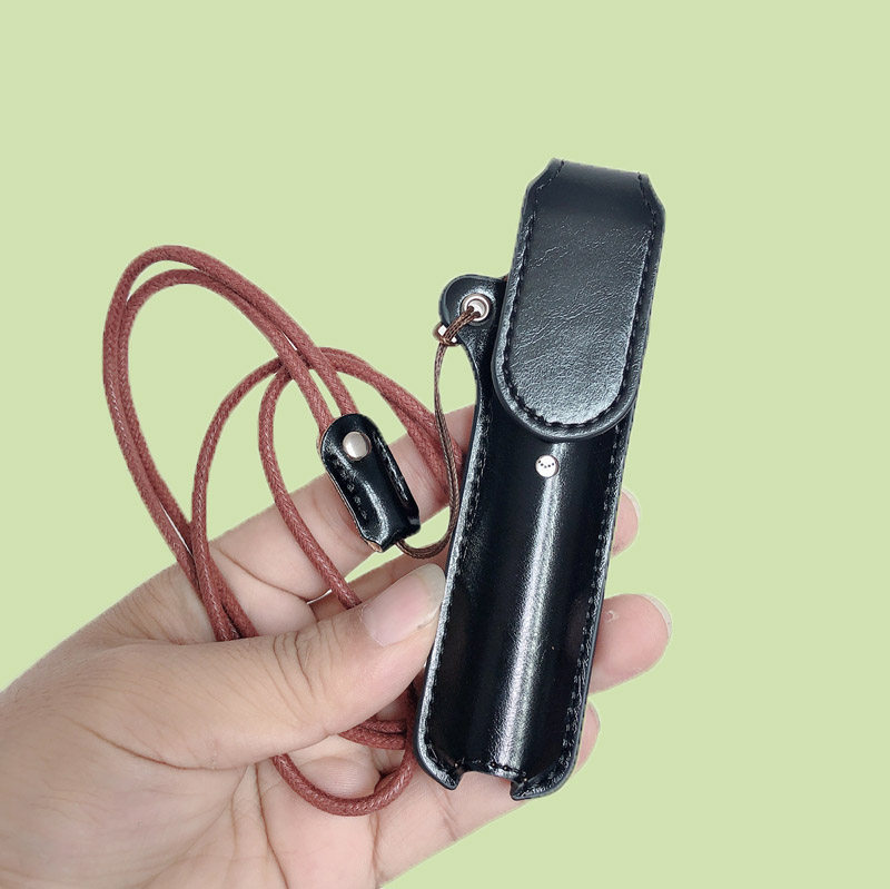 适用veex维刻 v2烟杆保护套壳烟杆皮套软壳防摔防尘送挂脖长绳新