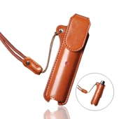 适用于Vuse alto烟杆皮套小烟保护套磁吸款 全包配挂脖长绳烟套